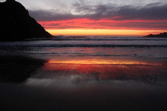Pfeiffer Beach Sunset, Big Sur, California