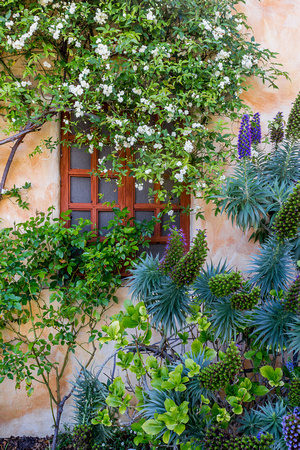 Garden Window, Carmel Mission, Carmel, California