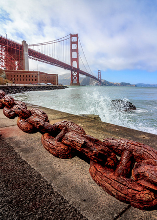Fort Point at Golden Gate, San Francisco, California