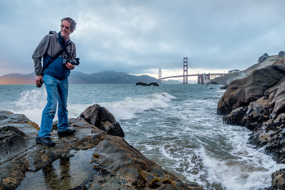 Rod Heywood, Baker Beach, Golden Gate Bridge, San Francisco, California