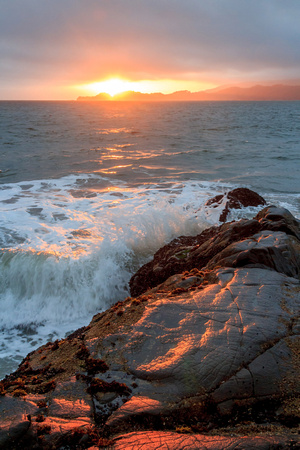 Sunset from Baker Beach, San Francisco, California