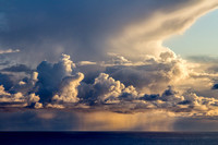 Coming storm horizon from Hurricane Point, Big Sur, California